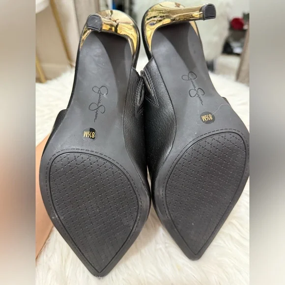 Jessica Simpson Elegant Black Mules - Picture 4 of 5
